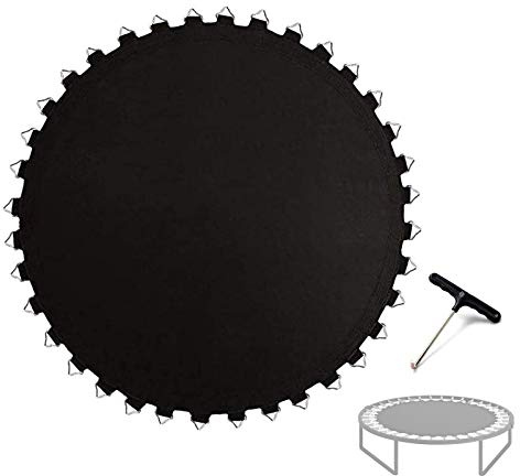 Ledph Trampolin Sprungtuch ø 305 cm 54/56/60/64 öSen, Ersatzteile Trampolin Springmatte, Trampolinmatte fur Kinder, Incl. Trampolin Spanner,10ft/56 Buckles
