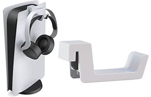 Bealuffe Supporto Porta Cuffie per PS5, Supporto per Cuffie PS5, Gancio per PS5 Cuffie Mini Supporto per Cuffie da Gioco, Porta Cuffie con Barra di Supporto