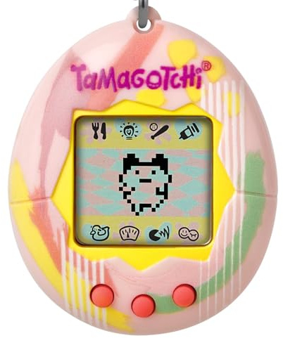 Bandai - Tamagotchi - Tamagotchi Original - Art Style - Elektronisches virtuelles Tier mit Farbdisplay, 3 Tasten und Spielen - Interaktives Tier auf Deutsch - Kinderspielzeug ab 8 Jahren - 42883