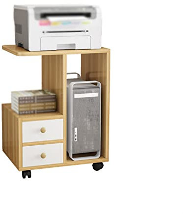 TOMYEUS Soporte CPU Bajo Mesa Stand de CPU Piso a Techo Impresora móvil Pesada PC Host Host Chassis Backet Rack de Almacenamiento de múltiples Capas con Ruedas Soporte para CPU