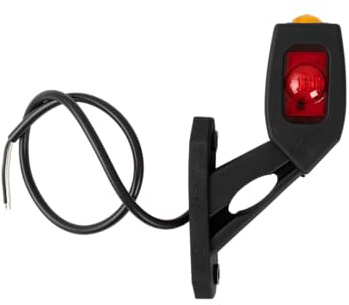 UNITRAILER HORPOL Feu de gabarit LED LD 2109 L gauche 12-24V IP68 E9 positions avant blanc arrière rouge latérale orange câble inclus lampe de signalisation pour remorque camion machine