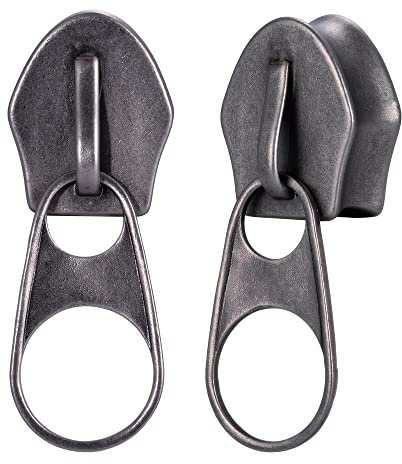 ERKUOO 2PCS Reißverschluss Ohrmesser Mode Ohrtunnel Plugs Fleisch Stretcher Piercing Ohrringe Expander Ohrringe Körperschmuck 8mm