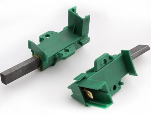 RUNCCI-YUN 2Pezzi Carbonio Spazzole,Spazzole di Carbone Per Utensili Elettrici,Sostituzione Della Spazzola di Carbone Per Generico Motore Elettrico per lavatrice motore （verde ）