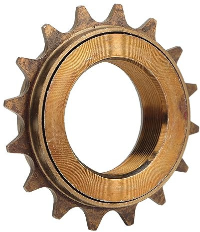 HERCHR Flywheel, Left Drive Adapter Set Bike Freewheel Cassette Iron Sturdy Construction Clear Thread Bicycle Rotating Flywheel Part for MY1016Z MY1016 MY1018 MY1020 Motor(16 tooth sprocket)