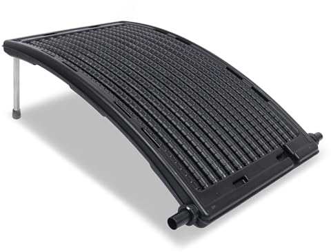 YRHome Solar Sonnenkollektor 15L Poolheizung Solarheizung für Pools Warmwasser Schwimmbad Gartendusche Pool Heizungen 111,5 x 66 x 35 cm Ø 50 mm, Gebogen Modell
