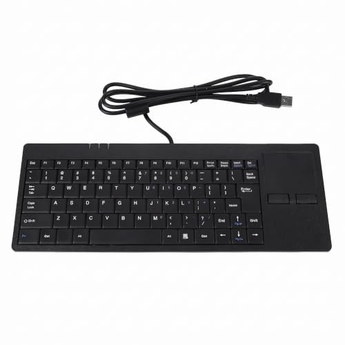 Kabelgebundene Tastatur mit Touchpad, Tragbare Scherenfußstruktur mit 86 Tasten, 1,4 M Langes USB Kabel, Tastatur für Notebook Schreibtischcomputer