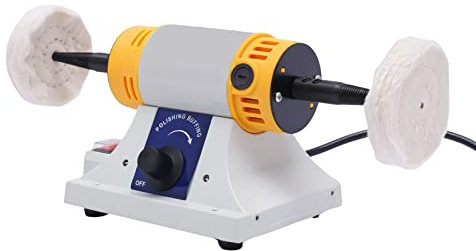 Tavolo lucidatrice gioielli 800-10000 giri/min Bench Grinder Stand Lucidatrice Tavolo Lucidatrice Motore per Gioielli