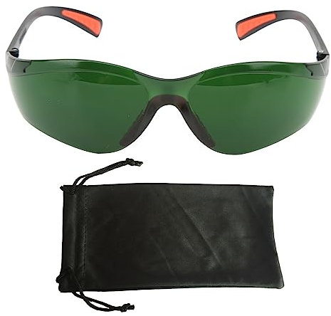 GOTOTOP Schweißbrille, Schweiß-Argon-Lichtbogen-Schweißbrille, LED-Wachstumsraumbrille, Blockierbrille, rutschfeste Wig-Brille, Bequem für Arbeiten Im Freien (hellgrün)
