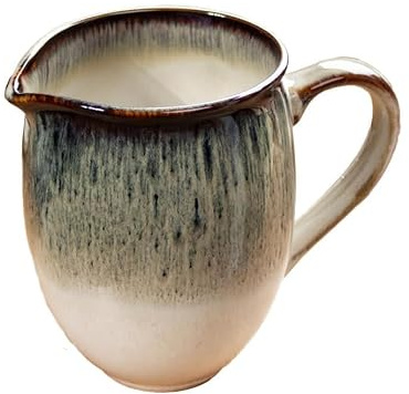 Gothic Reactive Glaze Jug Ceramic Kitchen Serving Milk Water Pitcher Tableware