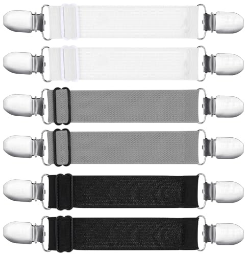 6 PCS Adjustable Waist Tightener Clips for Women - Elastic Cincher for Pants, Shirt, Dress & Clothing
