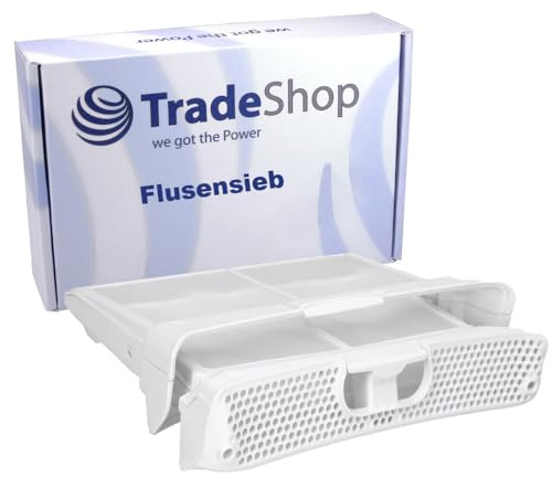 Trade-Shop Flusensieb/Fusselfilter/Trocknersieb ausklappbar kompatibel mit Bosch WTB66200BY, WTB66211OE, WTB66211PL, WTG85230EE Trockner