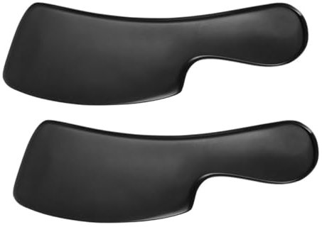 Ipetboom 2stücke Schabeplatte Aus Hochwertigem Ochsenhorn Glatt Und Sicher Handheld Schabenbrett Für Körpermassage Verbessert Durchblutung Und Lindert Muskel- Für