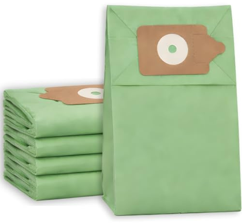 Henry Hoover Replacement Bags - Pack of 5 Double Layer Paper Dust Bags Compatible With Numatic Henry, Hetty, Harry, James, Basil, George Vacuum Cleaners (HVR, JVR, NVM1B, NVM1C, NVM1C2)