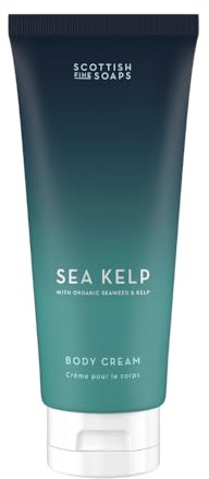 Scottish Fine Soaps Sea Kelp Body Cream 200ml – Nourishing Body Cream with Hyaluronic Acid and Shea Butter