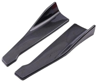 Kofferraumdachspoiler Diffusor Splitter Kratzschutz 48CM Länge Universal Auto Vorne Hinten Stoßstange Streifen Lip Spoiler Auto Heckspoiler Flügel(B)