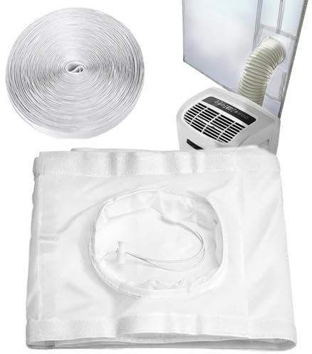 Kit Di Guarnizione Porta Scorrevole - Kit Di Sfiato Per Finestre CA Regolabile, Condizionatore D'aria Portatile E Asciugatrice | Striscia Di Sigillo Di Isolamento Universale Per Porte Scorrevoli In Ve