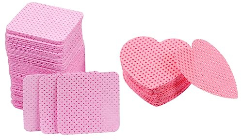 DONFAMDS Nagellackentferner Pads 400 Stück Fusselfrei Baumwolle Nagelreinigungstücher Weich mit Aufbewahrungsbox für Unterwegs Nagelpflege