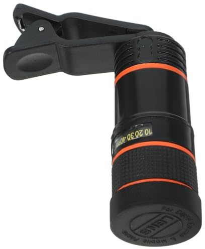 ARTSEWPLY Lente Telefoto para Móvil con Clip Lente Macro HD para Fotos Claras y Detalle con Profundidad Compatible Mayoría De Teléfonos Móviles Portátil y Fácil De Usar