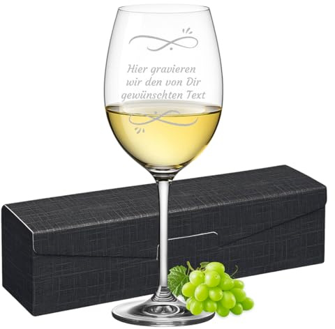polar-effekt Weißweinglas Weinglas mit Gravur, 460 ml, Personalisierbares Geschenk für Weinliebhaber, Individueller Wunschtext, Aperol Spritz, Cocktails & Wein