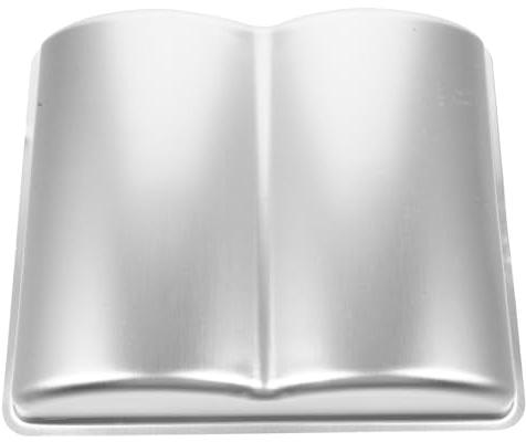 Toyvian Stampo per Torte Forma Libro in Lega di Alluminio Antiruggine Riutilizzabile Teglia Dolci Te per Cucina e Pasticceria Professionale