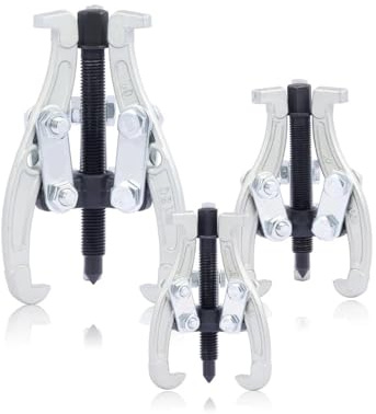 topolenashop Estrattore a 3 Ganasce Reversibili 75/100/150 mm (6) | Kit Rimozione Cuscinetti, Pulegge, Volani, Dischi Freno | Strumento Professionale per Impieghi Gravosi 02271