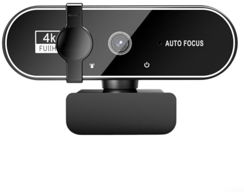Webcam USB 4K online, per streaming live ad alta definizione portatile audio stereo trasparente per istruzione, riunioni aziendali Media Live, registrazione video (4k)
