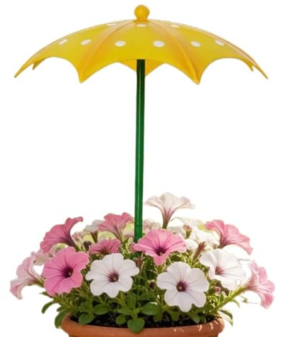 Generico Ombrellone per Piante,Mini Parasole Portatile Con Protezione Raggi UV - Ombra Protettiva per Piante,per Picnic Balcone Festa Campeggio Pioggia Piscina Spiaggia Giardino