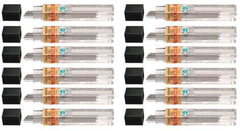 Pentel C505-HB Hochpolymer-Ersatzmine extra stark in 12er Röhre HB 0,5 mm 12 Röhren