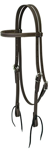 Weaver Leather Brahma Webb Augenbrauenband, braun, Pferd