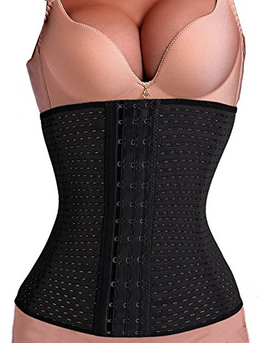 Dodoing Taillen-Korsett, für Gewichtsverlust, körperformend, Bauchweg-Gürtel, damen, schwarz, XXXXXXL/Waist 43.3-45.6inch
