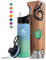 hydro2go Edelstahl Trinkflasche – BPA-freie Thermo-Flasche für Kinder, Schule, Sport & Outdoor – Hält Getränke bis zu 12H heiß und bis zu 24H kalt – Inklusive 3 Trinkverschlüsse – 530ml (Lagoon)