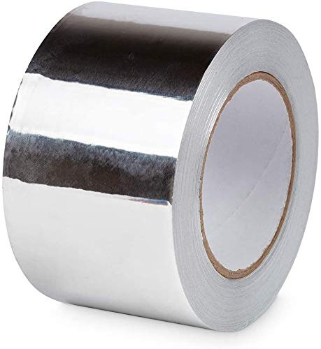 Ruban adhésif en aluminium 75 mm x 50 ml feuille d'aluminium adhésif