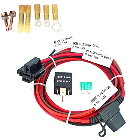 Ronyme Professionelles Elektrisches Kraftstoffpumpen Relais Set für 12 V System Automotive