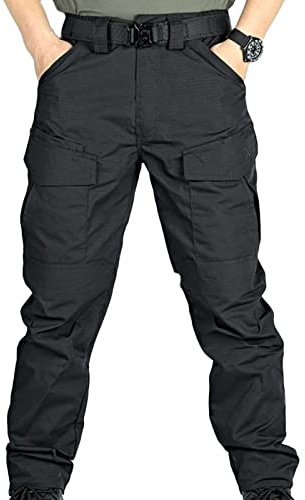 Waterproof Combat Trousers for Men UK Sale Clearance Stretch Work Trousers Lightweight Quick Dry Hiking Walking Bottoms with Multi Pockets Outdoor Cargo Pants Work Utility & Safety Trousers