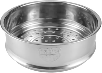 Stainless Steel 6.3 Round Steamer Rack food Steamer Basket Insert for Rice Cooker Warmer Kitchen Pot (16cm)