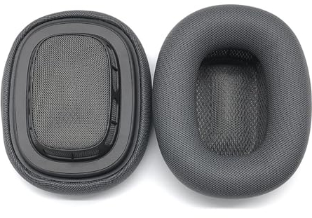 Replacement Ear Cushion Upgraded for AirPods Max Headphones Protein Leather Ear Pads Cover with Memory Foam and Magnetic for AirPods Max Grey