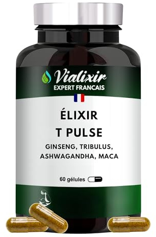 Formule Homme 60 gélules Performance Masculine Circulation Sanguine Endurance Energie avec Tribulus Maca Ginseng Ashwagandha Qualité Française Vialixir