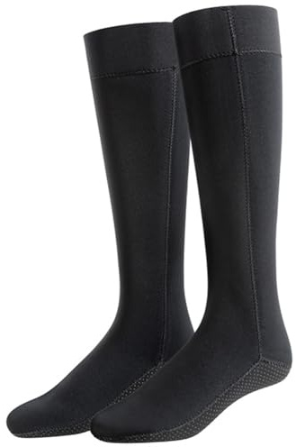 UCK-KIT Neopren Socken 3mm Lange Tauchen Socken Anti-Rutsch Wärme Neoprenanzug Stiefel Wasser Socken Für Männer Frauen Schnorcheln Schwimmen Surfen Kajak Tauchen