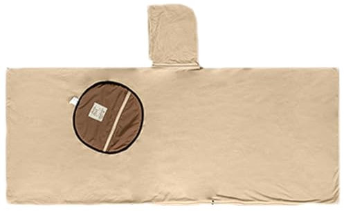 Tragbarer Schlafsack, Fleece-Decken, Schlafsack, Poncho – Mehrzweck-Camp-Poncho-Schlafsack, winddicht, Camp-Schlafsack, Umhang für Rucksackreisen, Wandern, Outdoor
