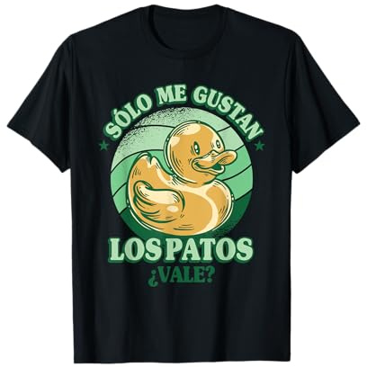 Amante Del Pato Sólo Me Gustan Los Patos Pato De Goma Camiseta