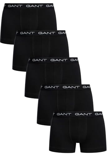 GANT Herr 5-pack Trunks, Marin, Svart, L