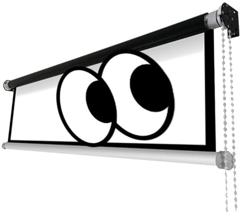 BGBZHMMEE Pantalla De Proyección Enrollable Manual Pantalla De Proyector 40 50 60 Pantalla De Cine En Casa 16:9 4:3 Pantalla De Película Sin Arrugas(16:9,50)