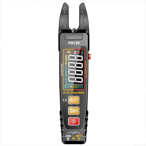 Getdoublerich PN130 Digital U-Type Clamp Meter, Smart VA Color Screen Multimeter, Smart Clamp Meter, U-Type Clamp Meter Multi-Function AC/DC Meter Rechargeable