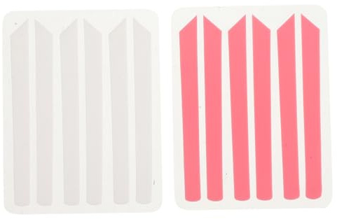 Wimpernlifting Pads 2 Stück aus Silikon für Verschiedene Wimpernformen | Wiederverwendbar, Komfortabel die Augenform Angepasst, Rosa und Weiß, Zubehör für Beauty Anwendungen