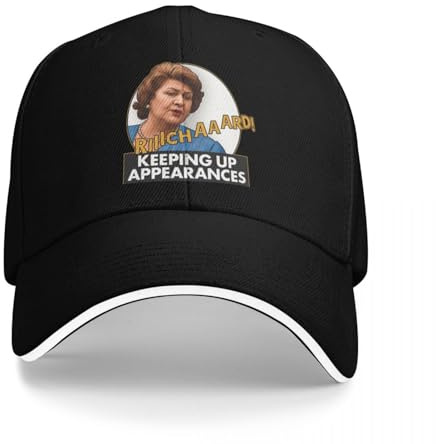 GZMQMOKD Men's Baseball Cap Trending Hyacinth Bucket Keeping Up Appearances Baseball Caps Sun Caps Men Women Hats Gift