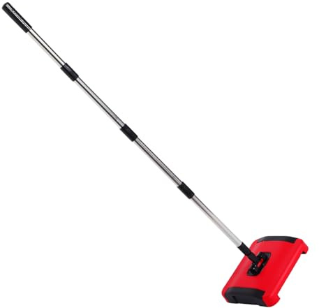 TOYZFRIENDY Hand Push Sweeper Carpet and Floor Sweeper for Rubbish and Pet Hair Home Office Use
