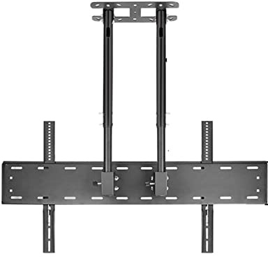 DUANHOZ Ceiling TV Mount Bracket, Adjustable Tilt TV Ceiling Mount Fits 60-100 Inch Flat Screen and Curved TVs, with Loading 100kg/220 Lbs,
