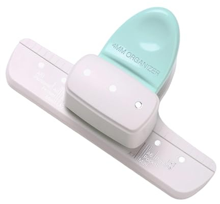 Stansmaskin – robust handbok för kontorsmaterial – hålmaskin med bindemedel – för skola, mapp, album, tyg, dokument, kort, dagböcker,
