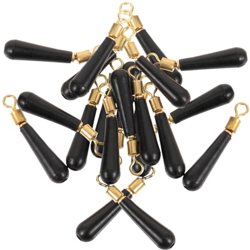 Abaodam 30Pcs Professional Fishing Bobber Stoppers Versatile Fishing Line Stops Beads Lightweight and Portable Float Accessories