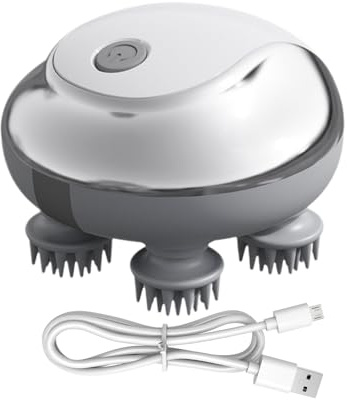 Massaggiatore per cuoio capelluto elettrico a Secco e Bagnato per | Massaggiatore Senza Fili per Testa con Nodi per Lei Fidanzata Regalo Home Viaggio Ufficio Spa